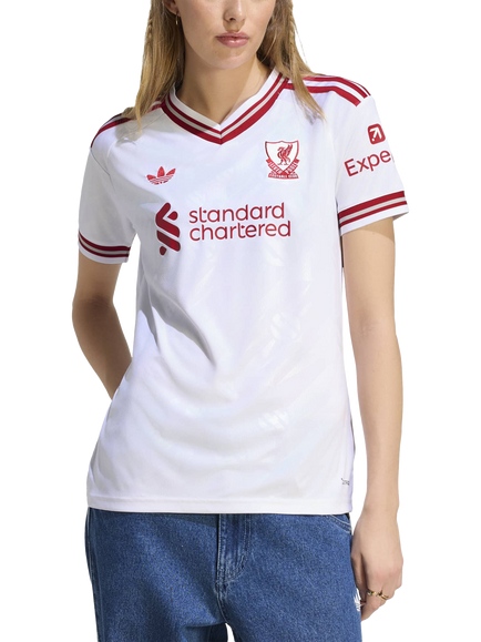 adidas Liverpool FC 26/27 Away Jersey Shirt, White, White