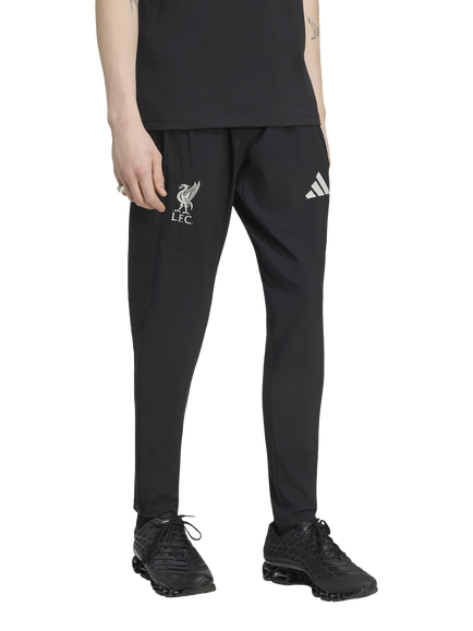 adidas Liverpool FC Tiro Travel Trousers, Black, Black