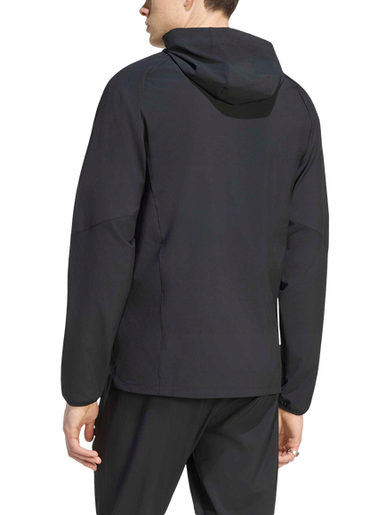 adidas LFC Off Pitch Tiro Travel Full-Zip Windbreaker, Black - view 2, Black