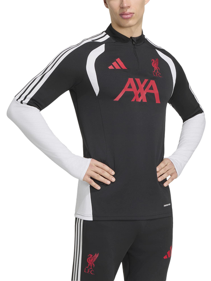 adidas Liverpool FC Tiro Slim Fit Training Top, Black, Black