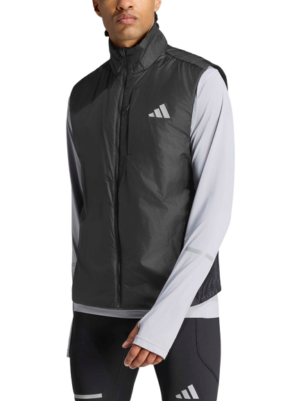 adidas adi365 Men's Running Warm Vest, Black, Black