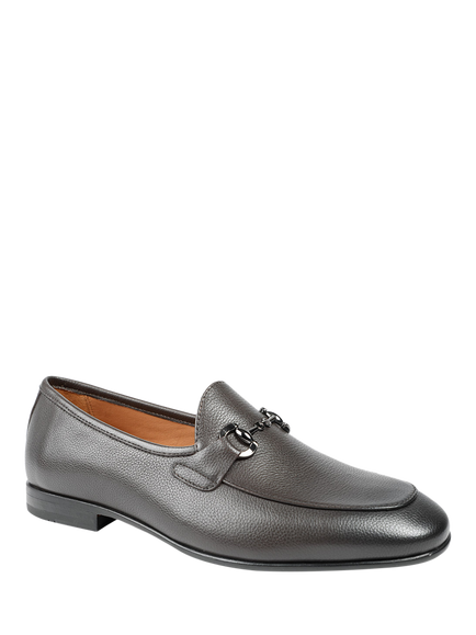 Jones Bootmaker Remus Leather Loafers - view 2, Brown