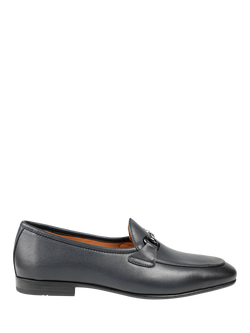Jones Bootmaker Remus Leather Loafers, Navy