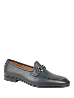 Jones Bootmaker Remus Leather Loafers - view 2, Navy