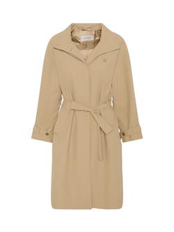 Calvin Klein Tech Long Trench Coat, Light Brown - view 2, Light Brown