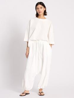 Albaray Anna Unwin Balloon Trousers, White, White