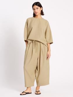 Albaray Anna Unwin Barrel Leg Trousers, Ochre, Ochre