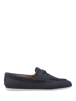 Sperry Leather Slim Boat Shoes, Navy, Navy