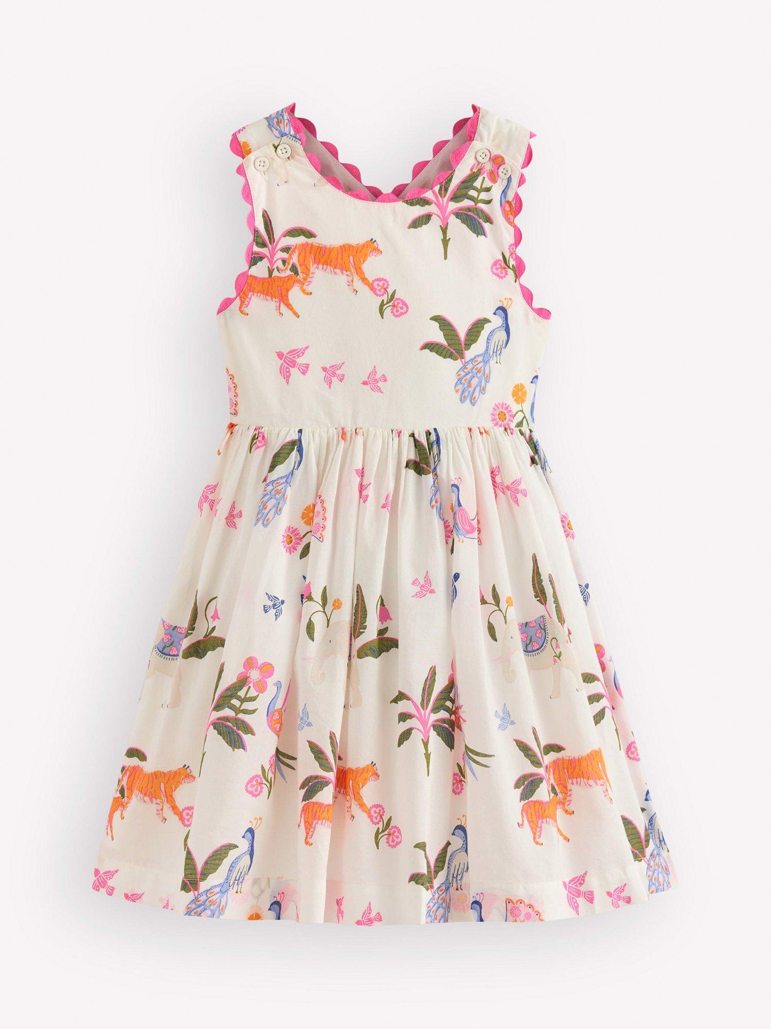 mini boden butterfly dress Mini Boden Kids' Jersey Ballerina Dress Sweet William Pink Butterfly Girls  Boden