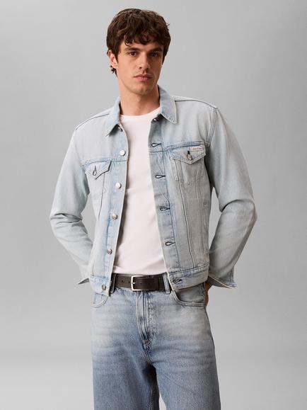 Calvin Klein Slim Fit Denim Jacket, Light Blue, Light Blue
