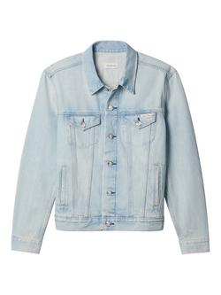 Calvin Klein Slim Fit Denim Jacket, Light Blue - view 2, Light Blue