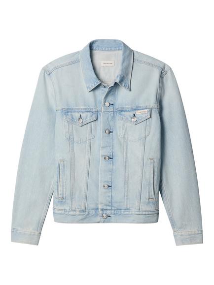 Calvin Klein Slim Fit Denim Jacket, Light Blue - view 2, Light Blue