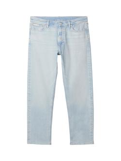 Calvin Klein Tapered Mid Rise Jeans, Light Blue - view 2, Light Blue