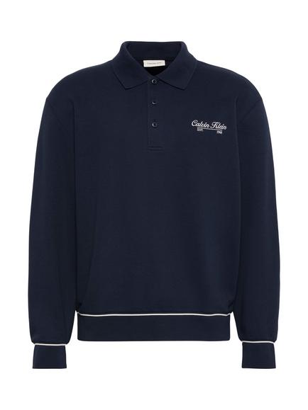 Calvin Klein Varsity Sweatshirt, Dark Blue, Dark Blue