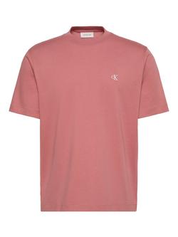 Calvin Klein Monogram Cotton T-Shirt - view 2, Peach