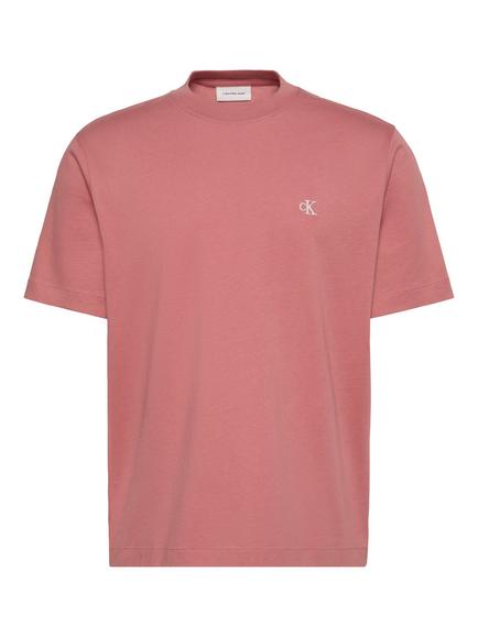 Calvin Klein Monogram Cotton T-Shirt - view 2, Peach