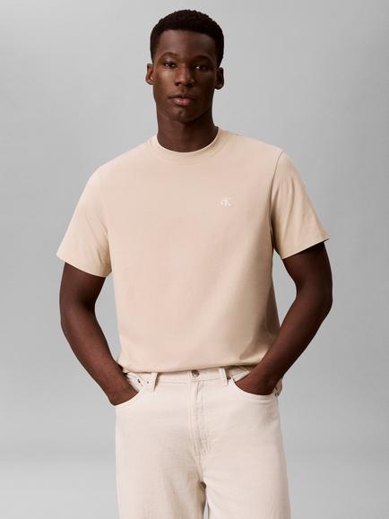 Calvin Klein Monogram Cotton T-Shirt, Off White