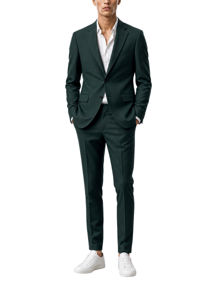 Richard James London Single Breasted Wool Blazer, Bottle - T2126, Bottle - T2126