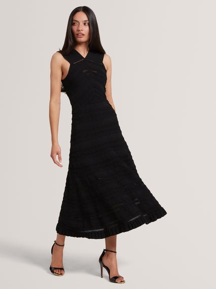 Ted Baker Soleane Midi Dress, Black, Black