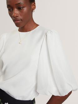 Ted Baker Marve Organza Top, Ivory - view 2, Ivory