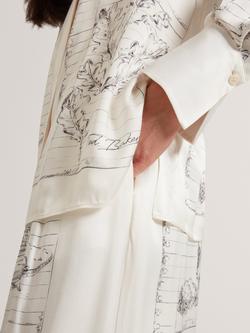 Ted Baker Rohbia Printed Shirt, Ivory - view 2, Ivory