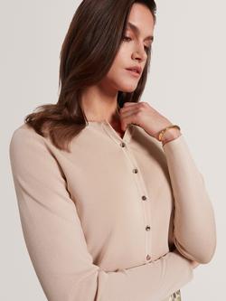 Ted Baker Lirae Knit Button Front Cardigan, Natural - view 2, Natural
