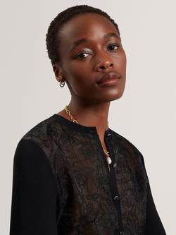 Ted Baker Voren Lace Cardigan, Black - view 2, Black
