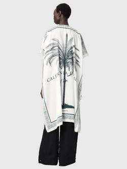 AllSaints Tess Palm Tree Kaftan, Carala Ecru White - view 2, Carala Ecru White