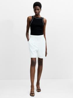 French Connection Harrie Suit Shorts, White, White