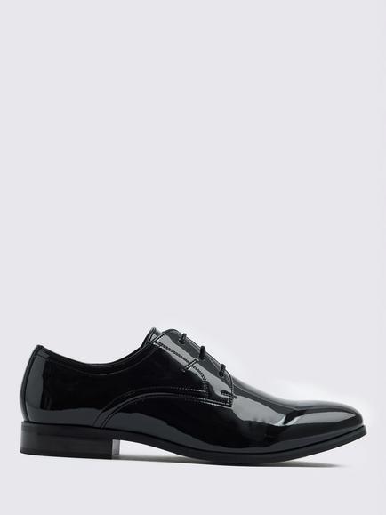 Moss Mayfair Patent Dress Shoes, Black, Black