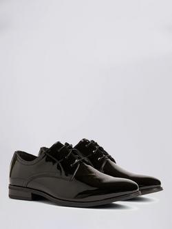 Moss Mayfair Patent Dress Oxford Shoes, Black - view 2, Black