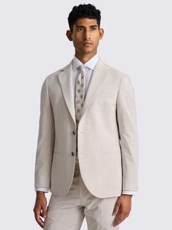 Moss Tailored Fit Single Breasted Suit Jacket, Light Neutral, Light Neutral