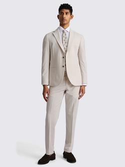 Moss Tailored Fit Single Breasted Suit Jacket, Light Neutral - view 2, Light Neutral
