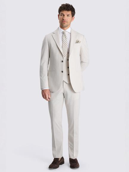 Moss Tailored Fit Suit Jacket, Light Neutral - view 2, Light Neutral