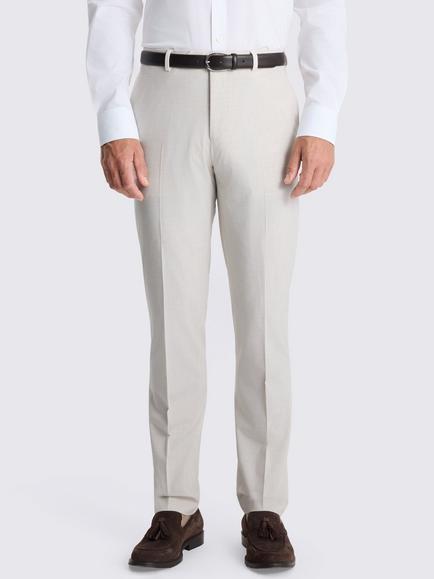 Moss Tailored Fit Suit Trousers, Light Neutral, Light Neutral