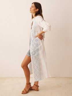 NRBY X BOYD Cherie Linen and Cotton Blend Dress, White - view 2, White