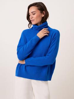 Celtic & Co. Roll Neck Slouchy Jumper - view 2, Cobalt
