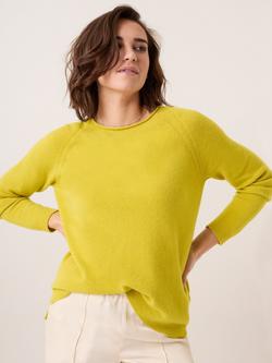 Celtic & Co. Crew Neck Roll Edge Jumper, Fennel