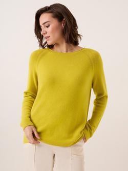 Celtic & Co. Crew Neck Roll Edge Jumper - view 2, Fennel