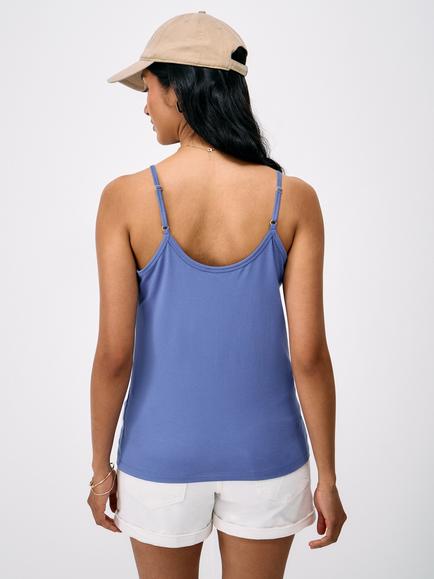 Crew Clothing Cami Top, Dark Blue - view 2, Dark Blue