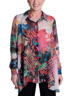 chesca Rio Swing Shirt, Multi, Multi