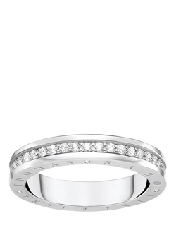 THOMAS SABO Cubic Zirconia Ring, Silver, Silver