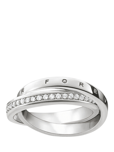 THOMAS SABO Together Forever Ring, Silver, Silver