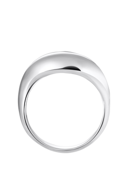 THOMAS SABO Chunky Curve Ring, Silver - view 2, Silver