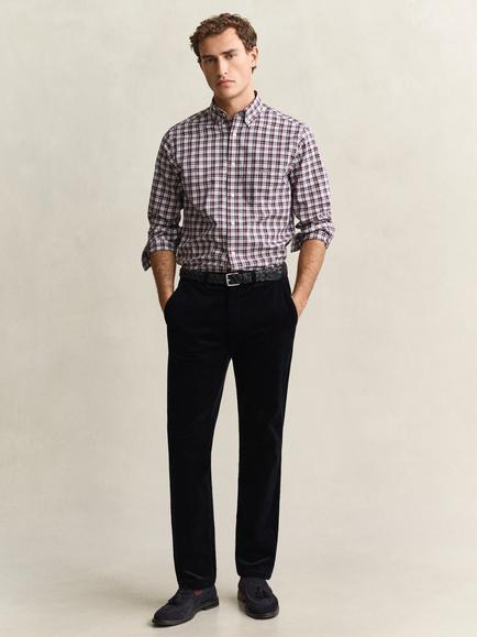 GANT Straight Corduroy Chinos, Evening Blue, Evening Blue