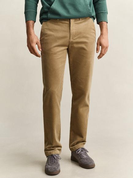 GANT Straight Corduroy Chinos, Light Taupe - view 2, Light Taupe