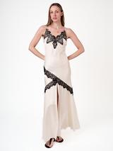 Amanda Wakeley Indre Silk Blend Lace Maxi Dress