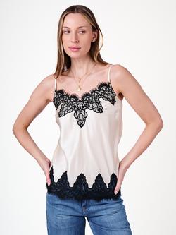 Amanda Wakeley Nathalie Silk Camisole - view 2, White