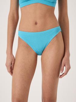 HUSH Cally Bikini Bottoms, Turquoise Blue