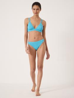 HUSH Dina Bikini Top - view 2, Turquoise Blue